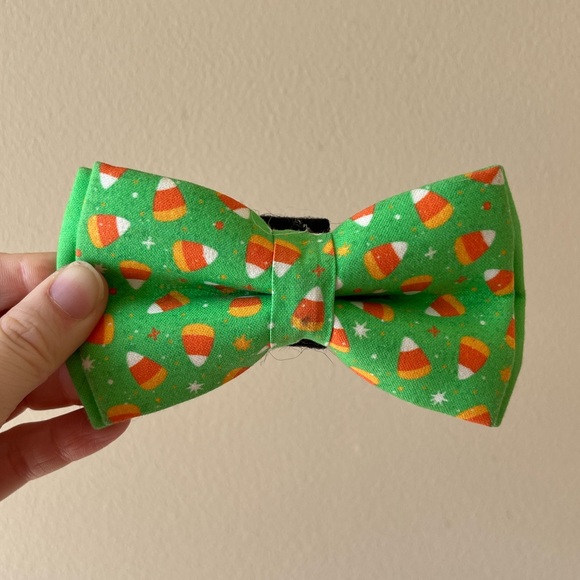 Candy Corn Dog Bowtie | Dog BowTie | Dog Accessories | Dog Collar | Dog … - Picture 1 of 2